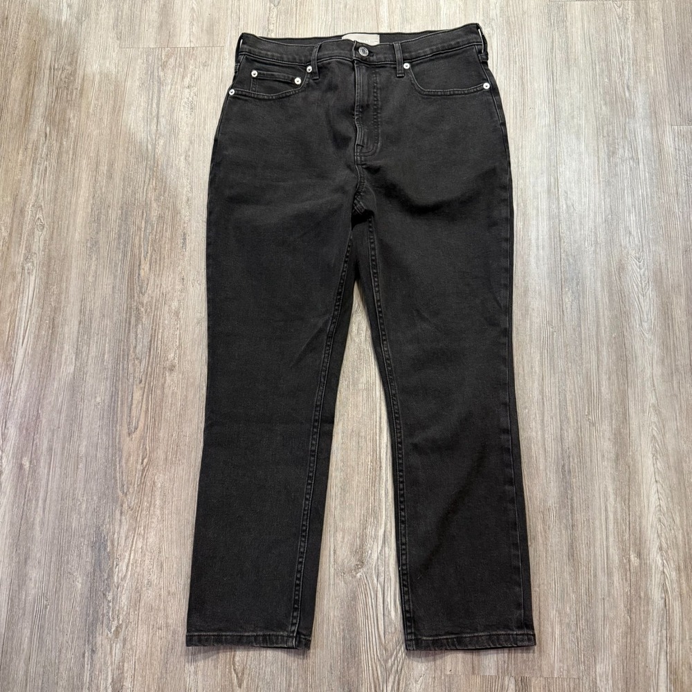 Everlane Womens 30‎ Short Original Cheeky Jean Faded Black